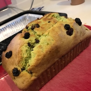 ホットケーキミックスで抹茶（青汁）パウンドケーキ